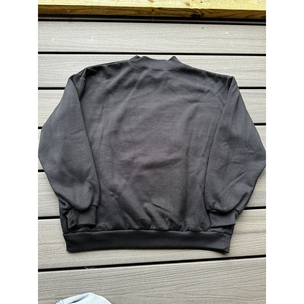 Vintage Bold Spirit Black Graphic Christmas Festive Crewneck Colorful size Large - Picture 6 of 6